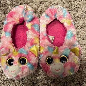 Unicorn Ty slippers
